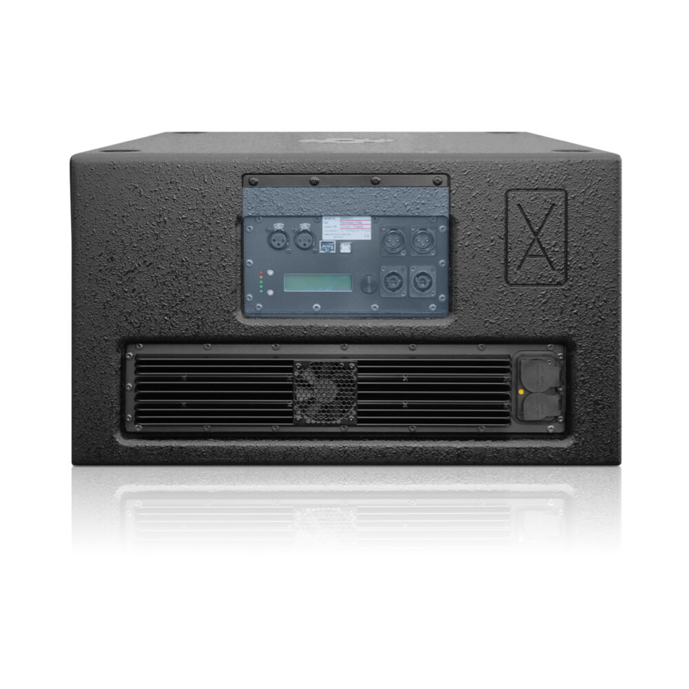 Paveosub-112sp DDA subwoofer autoamplificado compacto para aplicaciones universales móvil o en instalaciones fijas. El 12 pulgadas más plano del mundo deal para su uso en espacios reducidos donde se requieren alta presión sonora y graves profundos.